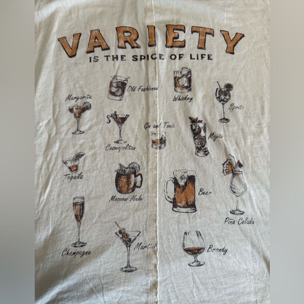 Variety Cocktail Graphic T-Shirt